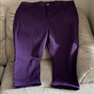 Purple jeans